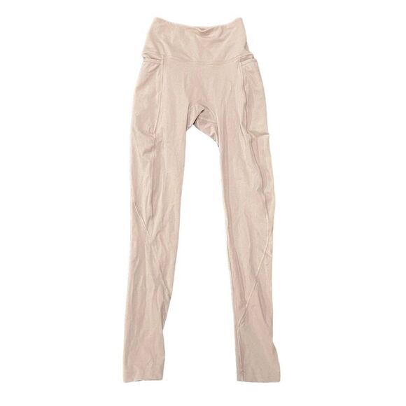 Gymshark Speed Leggings w/ Side Pockets in Pink Mauve Taupe Sz XS - Picture 1 of 5